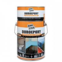DUROEPOXY Εποξειδικό χρώμα 2 συστατικών, με διαλύτες ΣΥΣΚΕΥΑΣΙΑ 4kg Γκρι