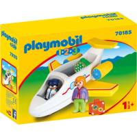 Playmobil 1.2.3 - Plane With Passenger (70185)