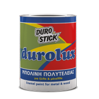 Durostick Durolux Ριπολίνη Διαλύτου για Ξύλα και Μέταλλα 2.5 lt, Μαύρο GLOSS [ΛΞΓ6125]