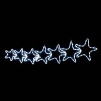 Aca Χριστουγεννιάτικο Διακοσμητικó Κρεμαστό Αστέρι Φωτιζόμενο Πλαστικό Λευκό 37x37x119 cm (ΧSΤΑRSLΕDW119)