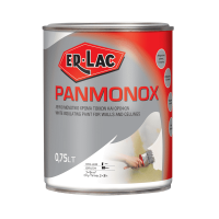 ER-LAC PANMONOX Λευκό Μονωτικό Χρώμα Τοίχων και Οροφών 3L