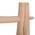 ΕΠΙΠΛΟ ΕΙΣΟΔΟΥ PERL HM9911 ΚΛΑΔΙΑ ΞΥΛΟΥ TEAK-ΦΥΣΙΚΟ 130,5x53x152Υεκ.